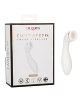 Empowered Smart Pleasure Idol White Silicone Personal Massager Suction Stimulator